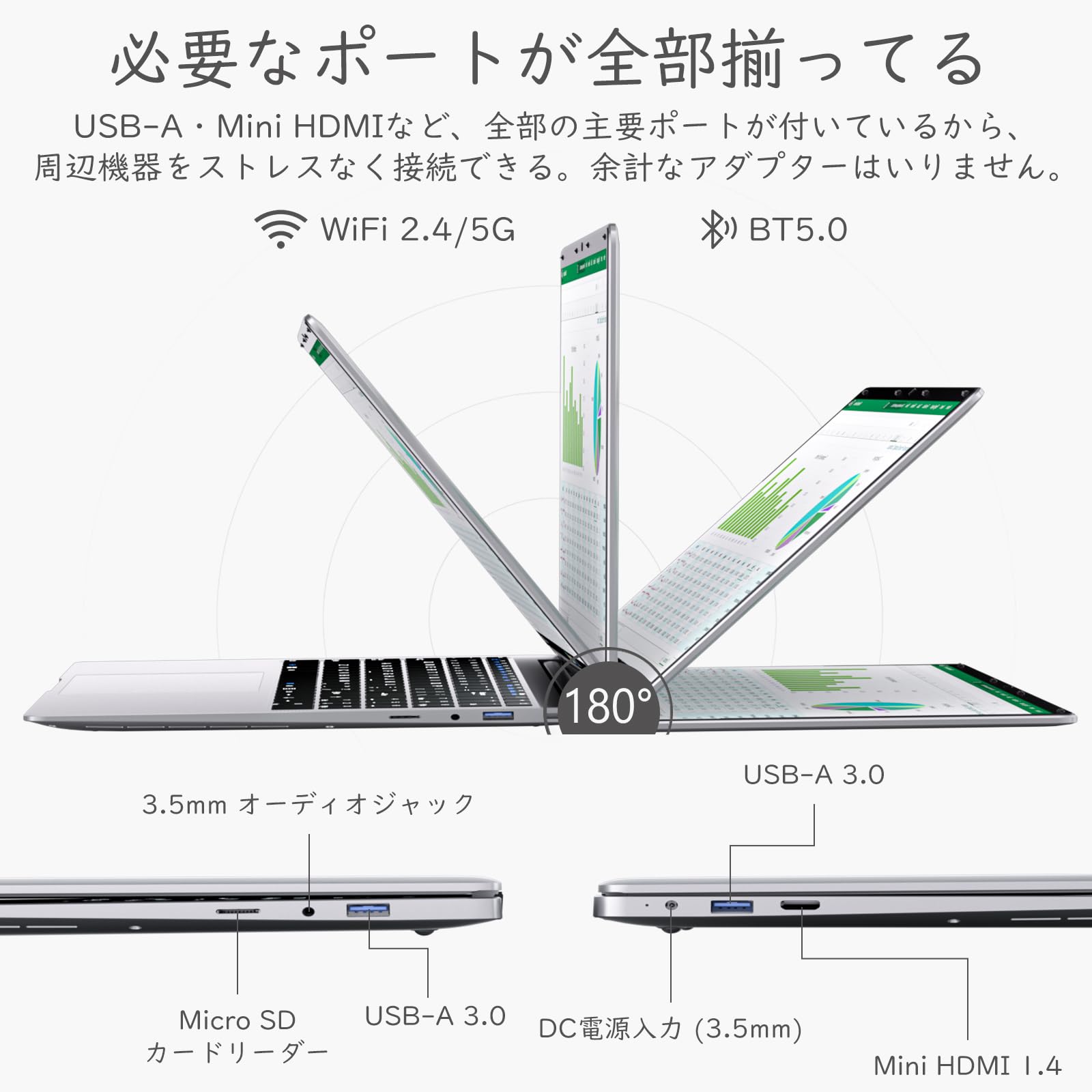 Amazon.co.jp: 15.6インチ ノートパソコン 16GBメモリ 256GB SSD搭載